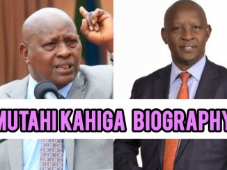 Mutahi Kahiga Biography